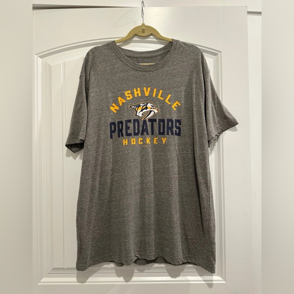 NHL Nashville Predators Champion Short Sleeve Graphic T Shirt Size 2XL